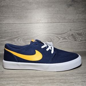 Nike SB Portmore II Solar Cnvs 'Blue Yellow' PROMO SAMPLES 880268-401 New Size 9